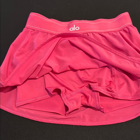 Alo Pink/fuchsia match point tennis skirt - Picture 3 of 4